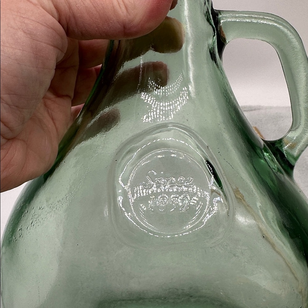Vintage Paul Masson Light Green Glass Bottle Holds 3-Liters - Picture 2 of 8